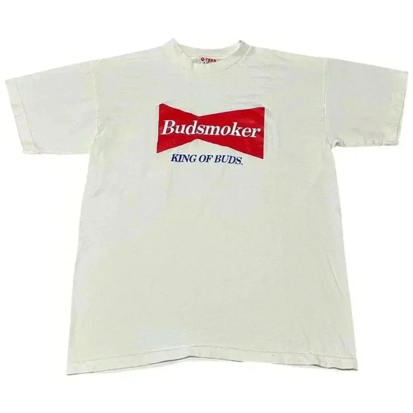 Budsmoker 90’s King of Buds Budweiser Weed Parody T-shirt - Picture 1 of 4